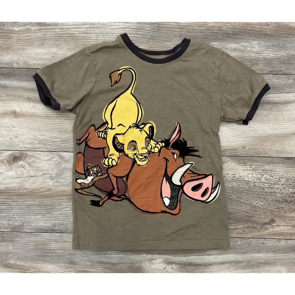 Vintage Lion King Shirt Youth M (7/8) AOP 90’s Nostalgic Simba Pumba Tee